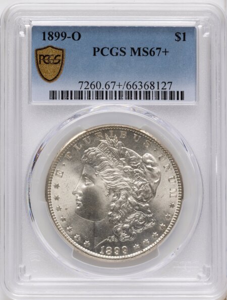 1899-O S$1 PCGS Secure PCGS Plus 67 PCGS