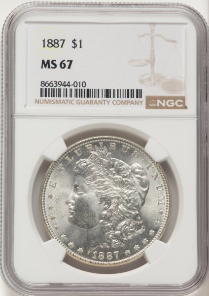 1887 S$1 67 NGC