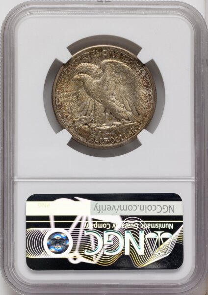 1916-D 50C, MS 64 NGC