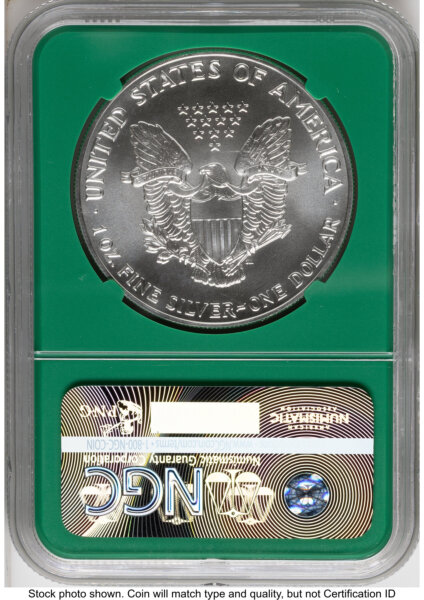 1992 Silver Eagle Monster Box From US Mint Sealed Box Green Core Label 70 NGC