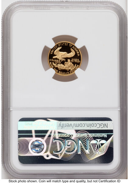2004-W Proof Gold Eagle 1.85 oz Mike Castle 70 NGC