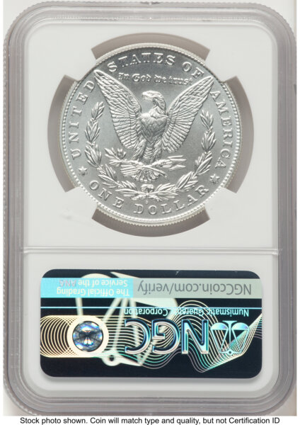 2021-D S$1 Morgan Dollar, MS ER Morgan Label 70 NGC