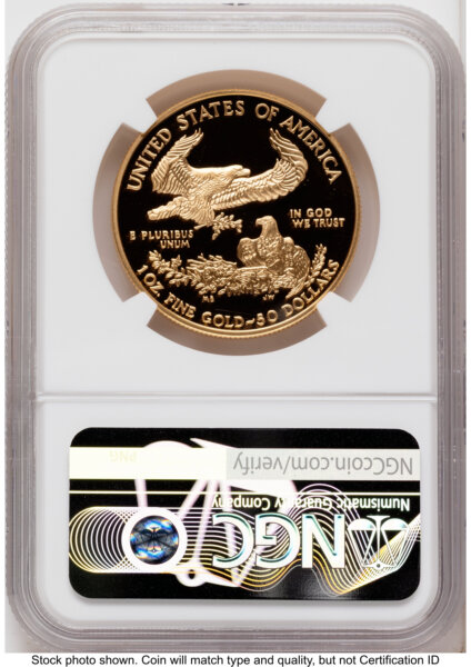 2004-W Proof Gold Eagle 1 oz 1.00 oz Red Book 70 NGC