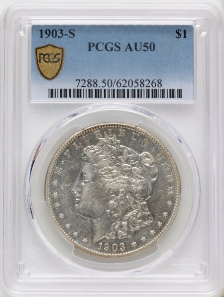 1903-S S$1 PCGS Secure 50 PCGS
