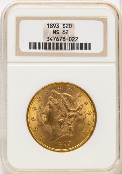 1893 $20 62 NGC