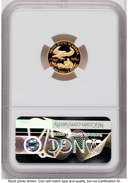 2011-W Proof Gold Eagle 1.85 oz Mike Castle 70 NGC