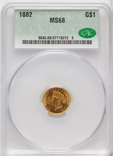 1882 G$1 68 CACG