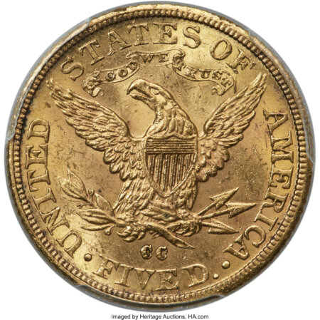 1891-CC $5 63 PCGS