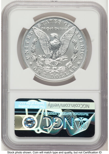 2021-D S$1 Morgan Dollar, MS AR Morgan Label 70 NGC