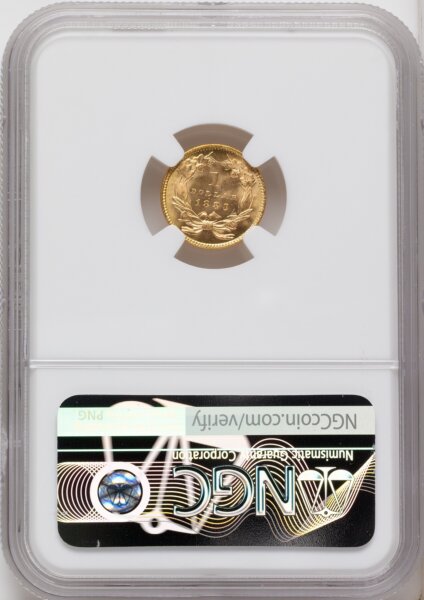 1883 G$1 65 NGC