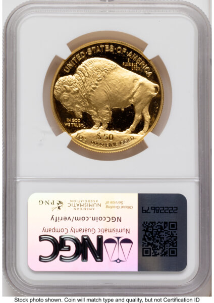 2024-W Proof Gold Buffalo 1 oz ER Kenneth Bressett Red Book 70 NGC