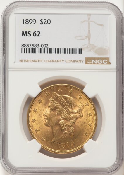 1899 $20 62 NGC